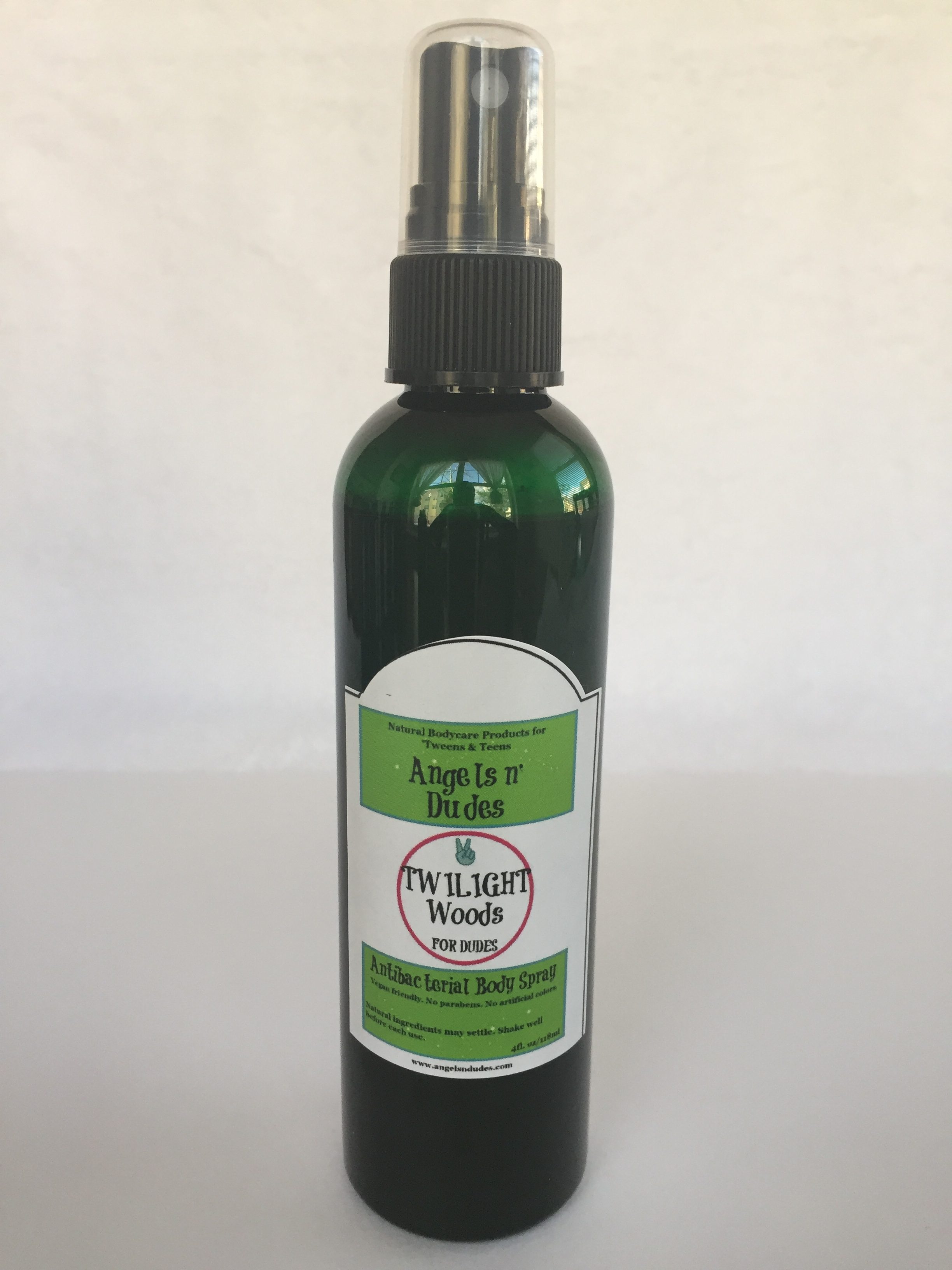 Twilight Woods Natural Antibacterial Body Spray Angels n Dudes